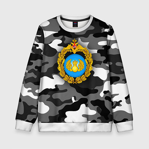 Детский свитшот ВДВ / 3D-Белый – фото 1