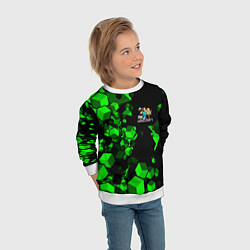 Свитшот детский MINECRAFT, цвет: 3D-белый — фото 2