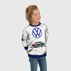 Свитшот детский Volkswagen, цвет: 3D-синий — фото 2