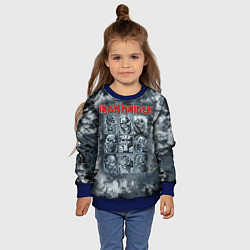 Свитшот детский Iron Maiden, цвет: 3D-синий — фото 2