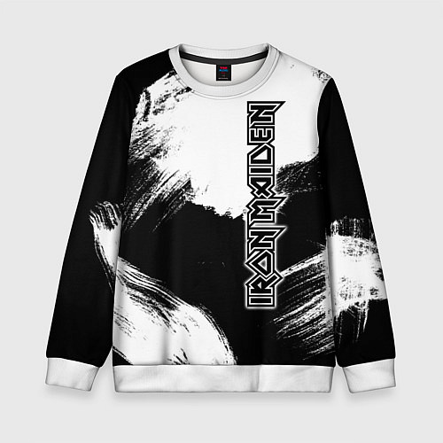 Детский свитшот Iron Maiden / 3D-Белый – фото 1