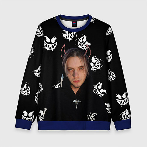 Детский свитшот PYROKINESIS / 3D-Синий – фото 1