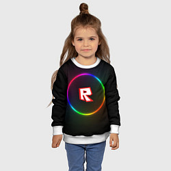 Свитшот детский Roblox, цвет: 3D-белый — фото 2