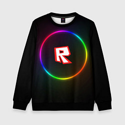 Свитшот детский Roblox, цвет: 3D-черный