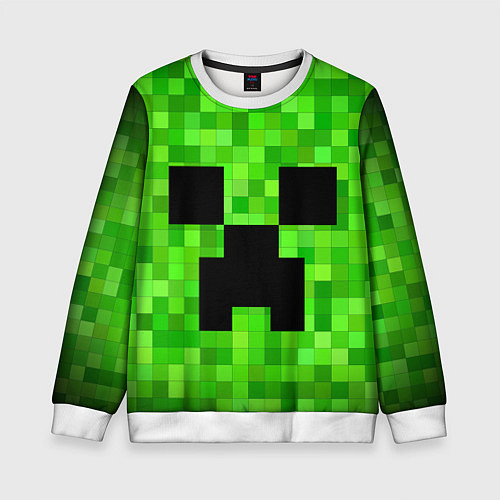 Детский свитшот MINECRAFT / 3D-Белый – фото 1