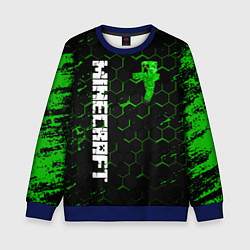 Свитшот детский MINECRAFT, цвет: 3D-синий