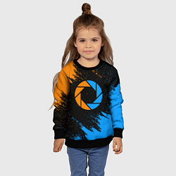 Свитшот детский PORTAL, цвет: 3D-черный — фото 2