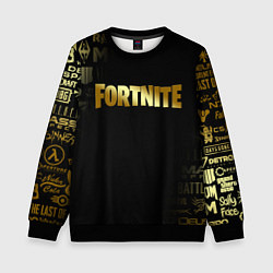 Свитшот детский FORTNITE, цвет: 3D-черный