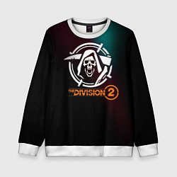Свитшот детский The Division 2 Logo, цвет: 3D-белый