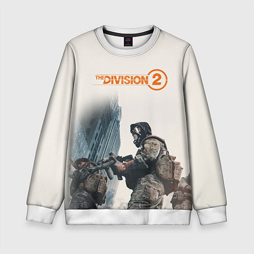 Детский свитшот The Division 2 Military / 3D-Белый – фото 1