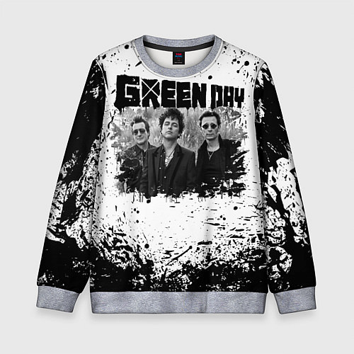 Детский свитшот GreenDay / 3D-Меланж – фото 1