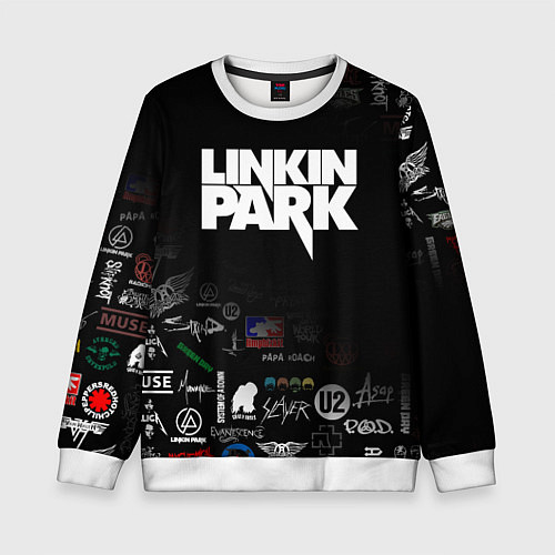 Детский свитшот LINKIN PARK / 3D-Белый – фото 1