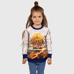 Свитшот детский KIMETSU NO YAIBA, цвет: 3D-синий — фото 2