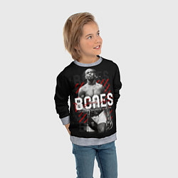 Свитшот детский Bones Jones, цвет: 3D-меланж — фото 2
