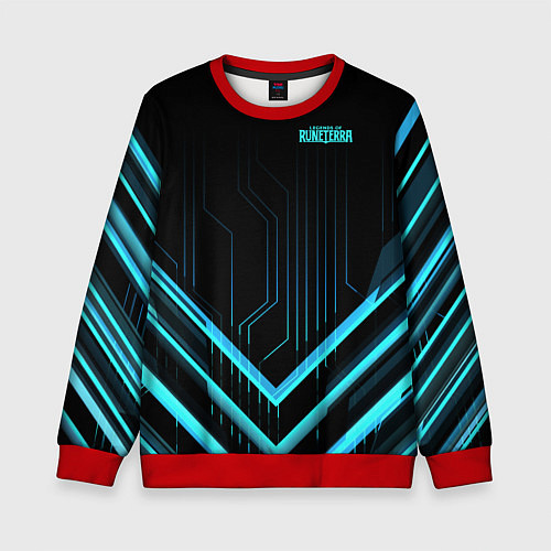 Детский свитшот Legends of Runeterra / 3D-Красный – фото 1