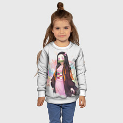 Свитшот детский KIMETSU NO YAIBA, цвет: 3D-белый — фото 2