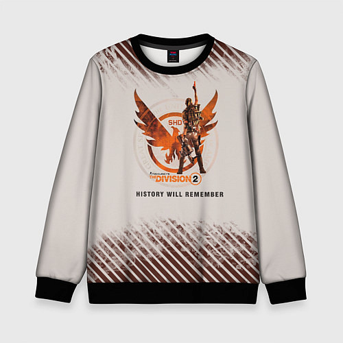 Детский свитшот The Division 2 / 3D-Черный – фото 1