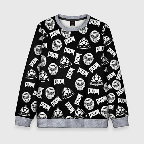 Детский свитшот Doom Eternal / 3D-Меланж – фото 1