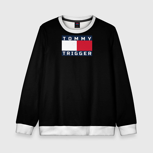 Детский свитшот Tommy Hilfiger, tommy trigger / 3D-Белый – фото 1