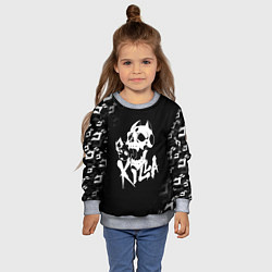 Свитшот детский KILLER QUEEN, цвет: 3D-меланж — фото 2