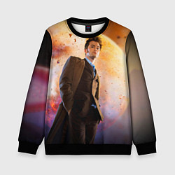 Свитшот детский DOCTOR WHO, цвет: 3D-черный