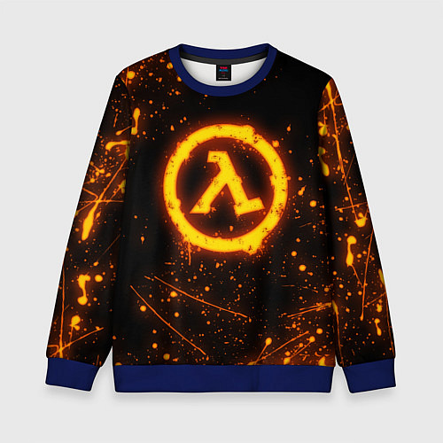 Детский свитшот HALF-LIFE / 3D-Синий – фото 1