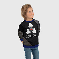 Свитшот детский HL good dog, цвет: 3D-синий — фото 2