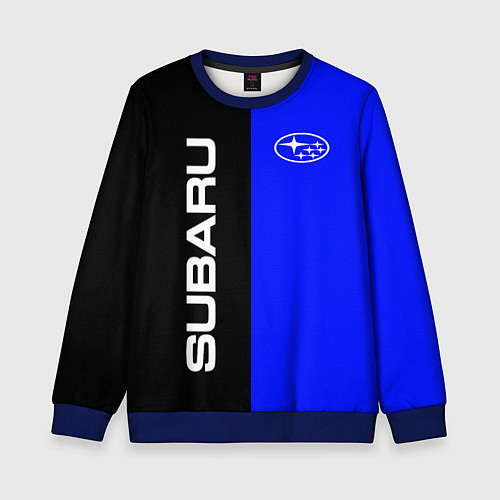 Детский свитшот SUBARU / 3D-Синий – фото 1