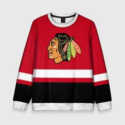 Свитшот детский Chicago Blackhawks, цвет: 3D-белый