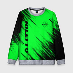 Свитшот детский Niletto, цвет: 3D-меланж