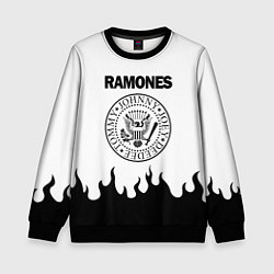 Свитшот детский RAMONES, цвет: 3D-черный