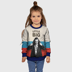 Свитшот детский Little Big, цвет: 3D-синий — фото 2