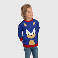 Свитшот детский СОНИК, цвет: 3D-красный — фото 2