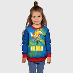 Свитшот детский Sonic - Майлз Тейлз, цвет: 3D-красный — фото 2