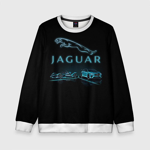 Детский свитшот Jaguar / 3D-Белый – фото 1