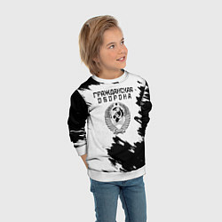 Свитшот детский Гражданская оборона, цвет: 3D-белый — фото 2