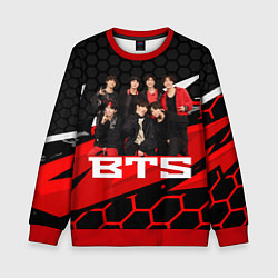 Свитшот детский BTS, цвет: 3D-красный