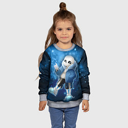 Свитшот детский UNDERTALE, цвет: 3D-меланж — фото 2