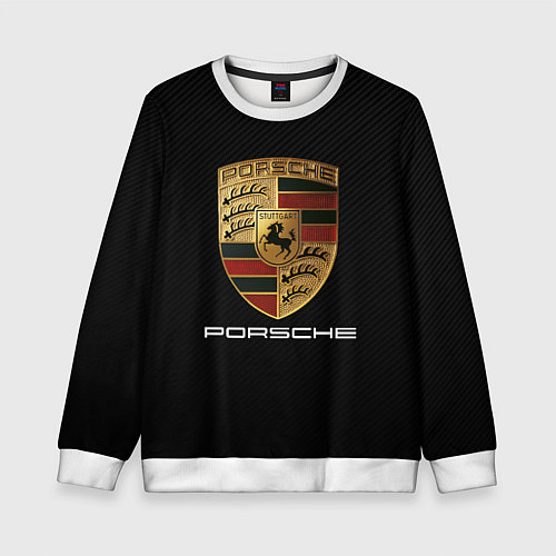 Детский свитшот PORSCHE / 3D-Белый – фото 1