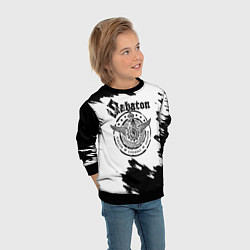 Свитшот детский Sabaton, цвет: 3D-черный — фото 2