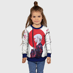 Свитшот детский Самурай, цвет: 3D-синий — фото 2