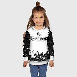 Свитшот детский Кукрыниксы Лого, цвет: 3D-белый — фото 2