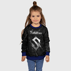 Свитшот детский SABATON, цвет: 3D-синий — фото 2