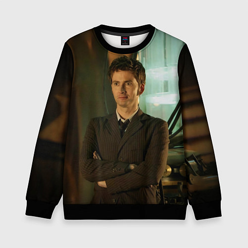 Детский свитшот ЛЮБИМЫЙ ДОКТОР / 3D-Черный – фото 1