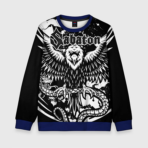 Детский свитшот SABATON / 3D-Синий – фото 1