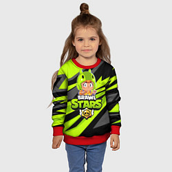 Свитшот детский BRAWL STARS BEA, цвет: 3D-красный — фото 2