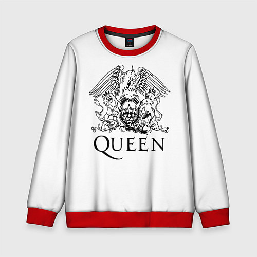 Детский свитшот QUEEN / 3D-Красный – фото 1