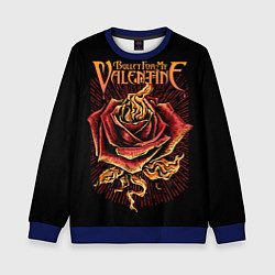 Свитшот детский Bullet For My Valentine, цвет: 3D-синий