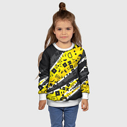 Свитшот детский Roblox, цвет: 3D-белый — фото 2