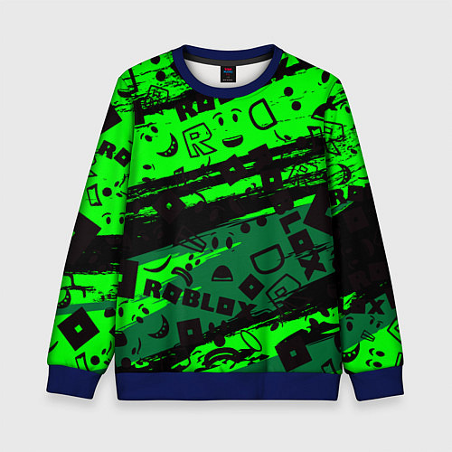 Детский свитшот Roblox / 3D-Синий – фото 1